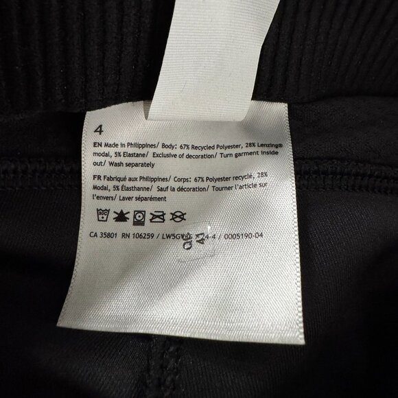 Lululemon Ribbed Softstreme Flared Pant Size 4 Charcoal Gray Pull On PT-2574 - Picture 10 of 12